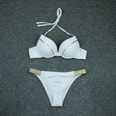 Costum de baie din două piese ''White Luxe'' - Zappy Fashion Romania